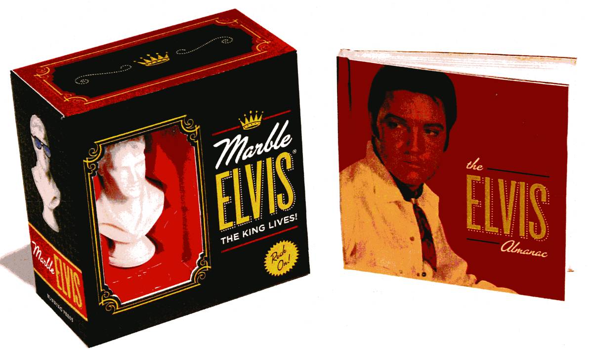 Elvis mini buste marbre 7.5cm